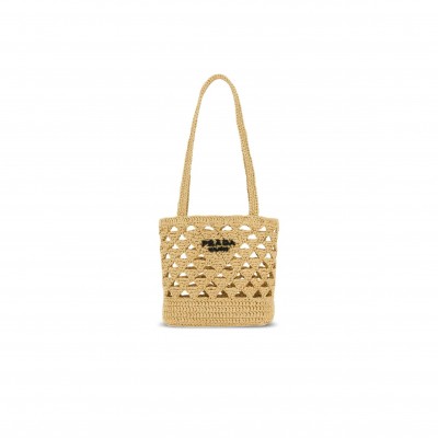 PRADA RAFFIA BAG 1BG494 (18*16.5*10cm)